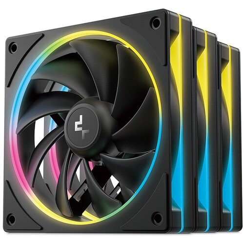 DeepCool ventilatorji FL12 SE, 120mm, ARGB, črna, 3 kos Cene