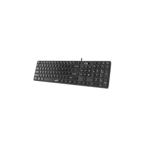 Genius SlimStar 126 tastatura USB veza, low-profile tipke crna Slike