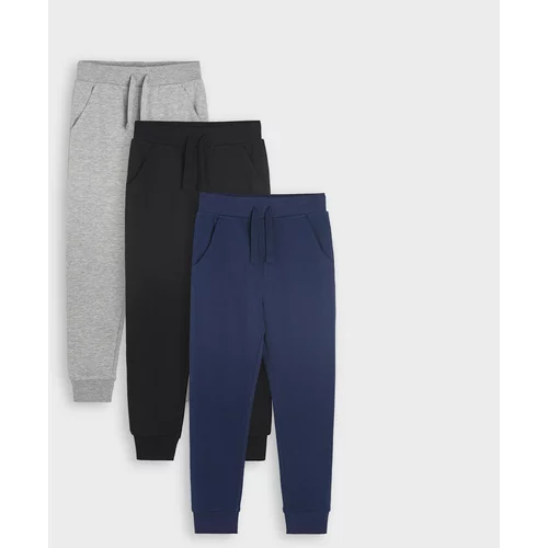 Sinsay - Komplet 3 jogger športnih hlač - Črna