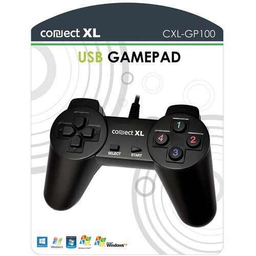Connect Xl Gamepad za PC, 14 tipk (8-smernih), priključek USB - CXL-GP100 Cene