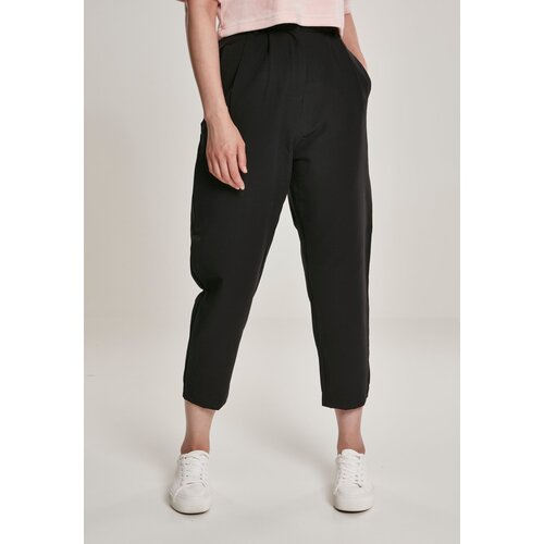 UC Ladies Women&amp;#039;s cropped high-waisted trousers black Slike