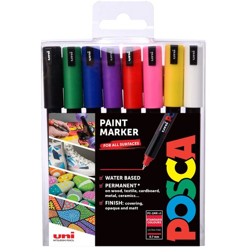 Marker Uni PC-1MR POSCA, set 8/1 Cijene
