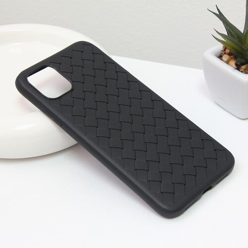 Torbica weave case za iphone 11 6.1 crna Slike