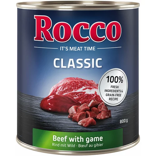 Rocco Classic 24 x 800 g po sniženoj cijeni! - Govedina s divljači