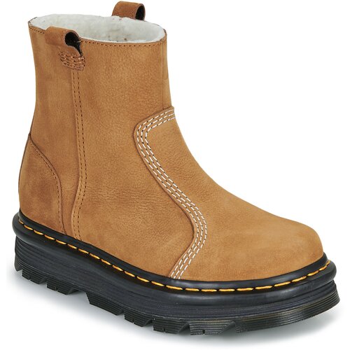 Dr. Martens Pol&amp;scaron;kornji ZebZag Rigger WL Rigger Boot Desert Brown Milled Nubuck WP Kostanjeva Slike