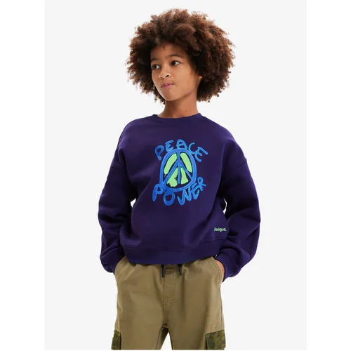 Desigual Dark blue boys' sweatshirt Arthur - Boys