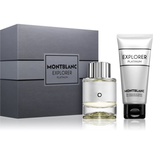 Mont Blanc Explorer Platinum darilni set za mo&amp;scaron;ke Slike