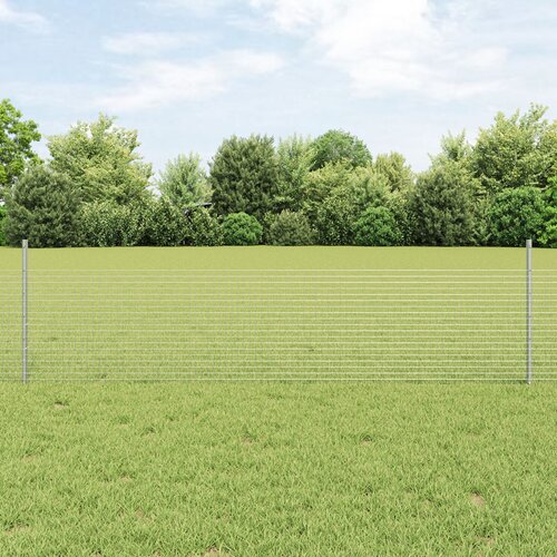 VidaXL Set ograda za vrt Set od 2 Pocinčani čelik 25 x 0.5 m Izdržljivo Slike