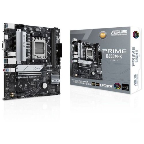 Asus MB PRIME B650M-KAM5, 2x DDR5, 2x M.2, 8x... Slike