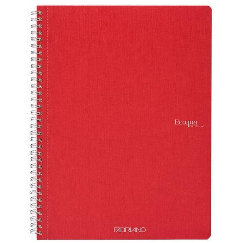 Fabriano Bilježnica Ecoqua original A4 90g 70L spiralna kocke lampone 19290106 Slike