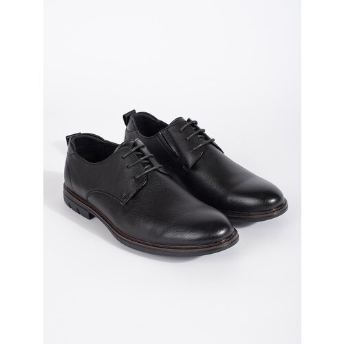 Shelvt Men's black lace-up shoes Cijene
