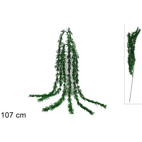 Dekorativna GRANA SA &amp;Scaron;LJOKICAMA 107 CM ZELENA Slike