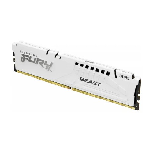Kingston DDR5 16GB 6000MT/s [fury beast], non-ecc udimm, CL36 1.35V, 288-Pin 1Rx8, white, w/heatsink, xmp &amp;amp; expo Slike