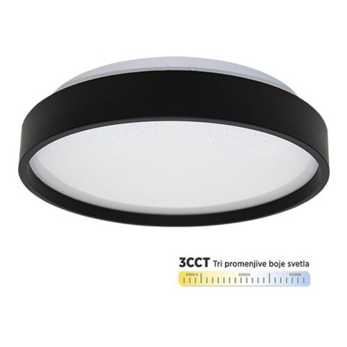 Mitea_Electric M205540C CRNA 15W fi260mm LED SMD CCT 30006500K plafonjera Mitea Lighting Cene