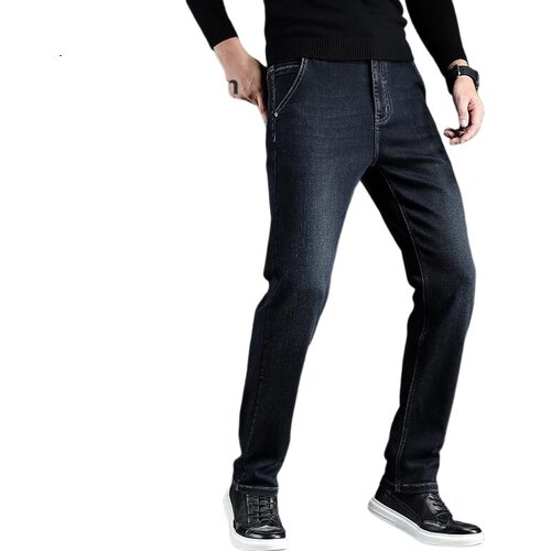 Pierre Cardin mu&amp;scaron;ke farmerke, ravan kroj, teget Slike