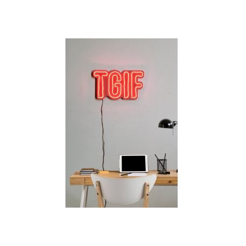 Wallity dekorativna led rasveta tgif, 20x35cm, crvena Cene