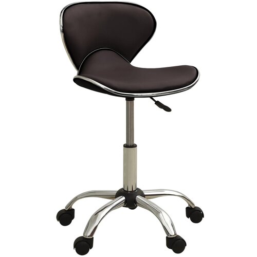 VidaXL Salonski stolček rjavo umetno usnje Slike