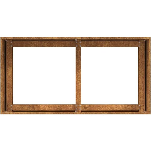 VidaXL Sadilica boja hrđe 80x40x40 cm od pohabanog čelika Slike