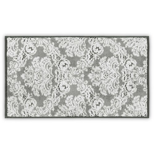  Damask yard dyed - white, grey whitegrey bath towel Cene