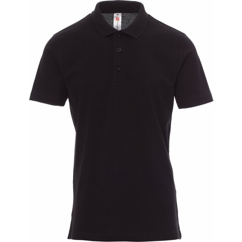 PAYPER Polo majica kratkih rukava ROME, 100% pamuk, crne boje L Slike