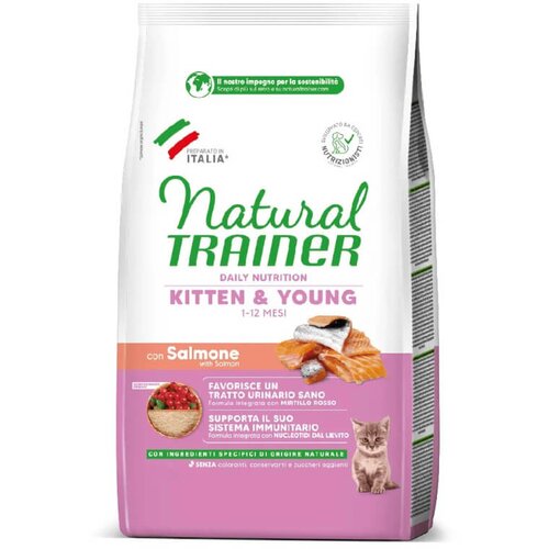 Natural trainer Cat Kitten, losos - različna pakiranja 3 x 1,5 kg Cene