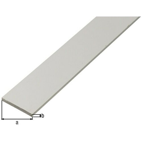 Alberts Plosnati profil (D x Š: 2.600 x 25 mm, Debljina: 2 mm, PVC) Cijene