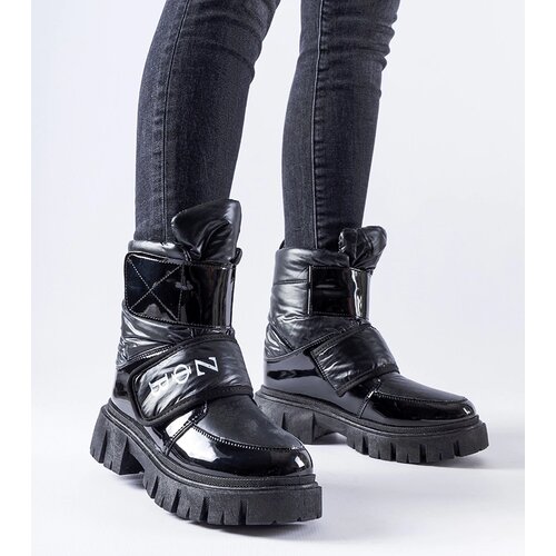 Gemre Black insulated snow boots Reppert Cene