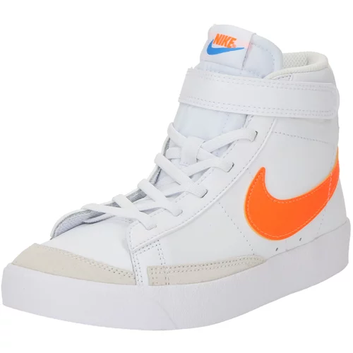 Nike Sportswear Tenisice 'Blazer 77' svijetlobež / plava / narančasta / bijela