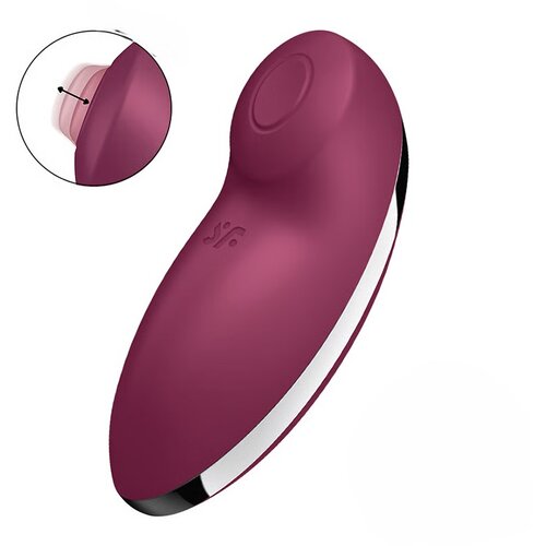 Satisfyer Vibrator Tap &amp;amp; Climax 2, Bordo Slike