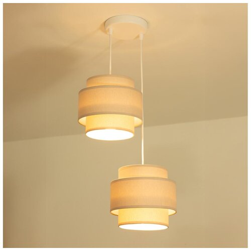  Brilagi - Visilica na sajli RESNA 2xE27/60W/230V prečnik 30 cm bež Cene