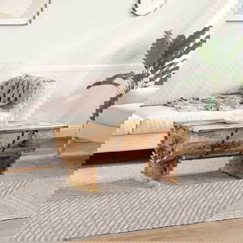 Furnova Klubska mizica iz masivnega mangovega lesa 88x50x40 cm, (21914229) Slike