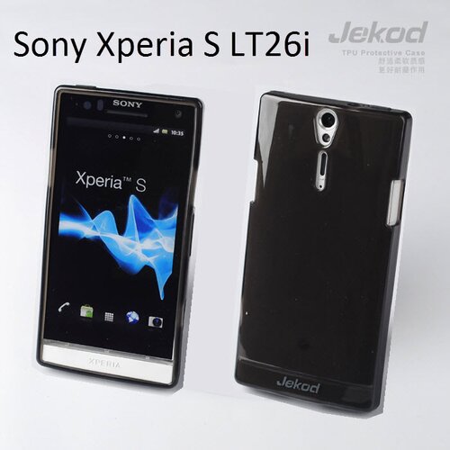  Gumijasti / gel etui Jekod za Sony Xperia S LT26i - črni Cene