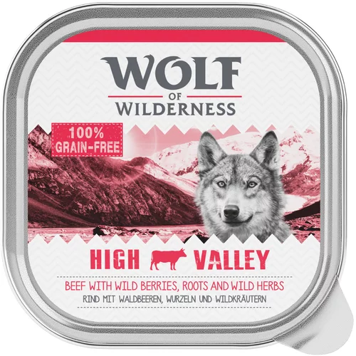 Wolf of Wilderness Adult 6 x 300 g - High Valley - govedina