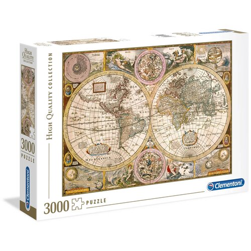 Clementoni Puzle 3000 mapa Cene