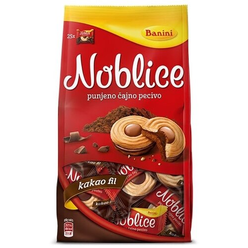 NOBLICE Biskvit BANINI kakao 350g Cene