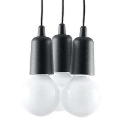  Obesna svetilka DIEGO 3 črna, (21348201) Cene