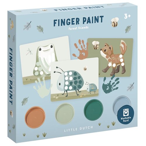 Little Dutch® Set za barvanje s prsti Forest Friends Cene