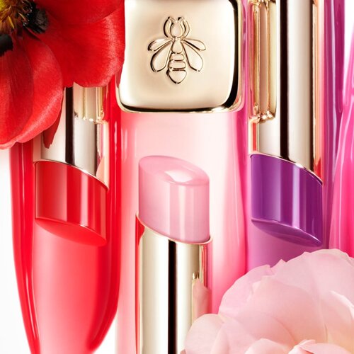 Guerlain KissKiss Bee Glow obnovitveni in vlažilen balzam za ustnice 3,2 g odtenek 775 Poppy Glow Slike