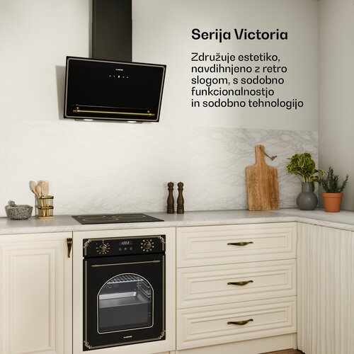 Klarstein Steklokeramična kuhalna plo&amp;scaron;ča Victoria + ozka pečica Victoria | Brezčasna | 45 cm Slike