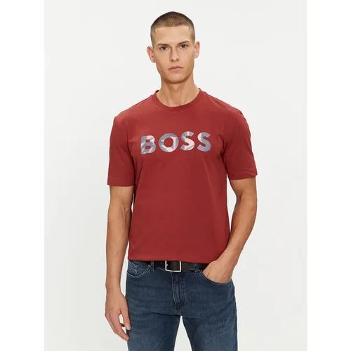 Boss Majica Thompson 15 50513382 Rdeča Regular Fit