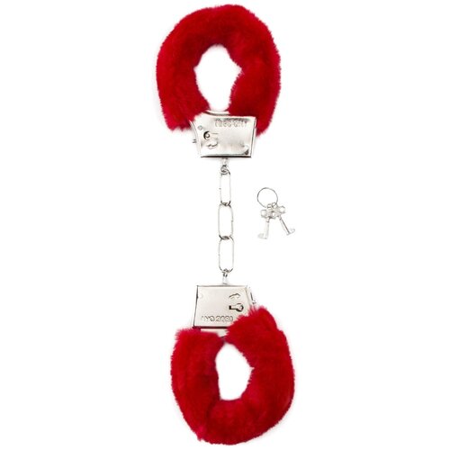 Shots Toys Furry Handcuffs Red Cijene