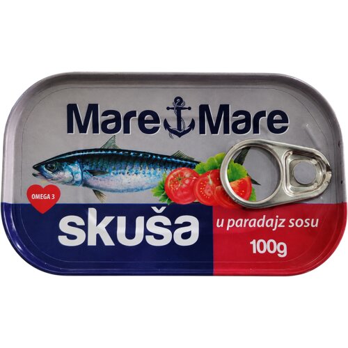 Mare Mare Sku&amp;scaron;a u paradajz sosu, 100g Slike