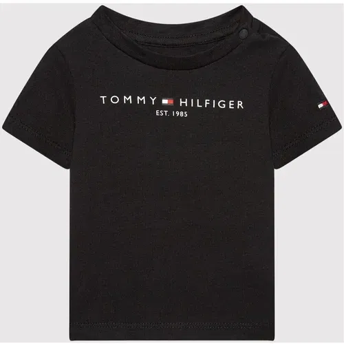 Tommy Hilfiger Majice s kratkimi rokavi KN0KN01487 Črna