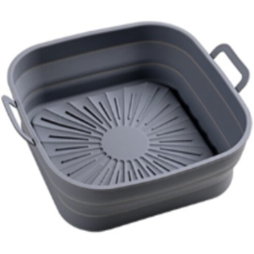 INF Zložljiv kvadratni silikonski kalup Air Fryer 17,5 cm Grey, (21247963) Cene