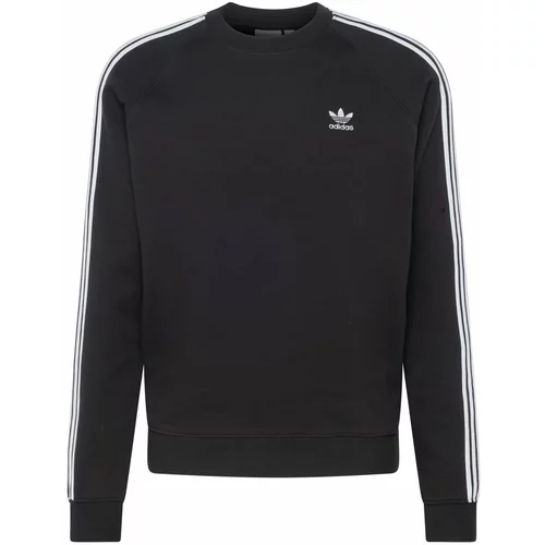 Adidas Sweater majica 'Adicolor Classics 3-Stripes' crna / bijela