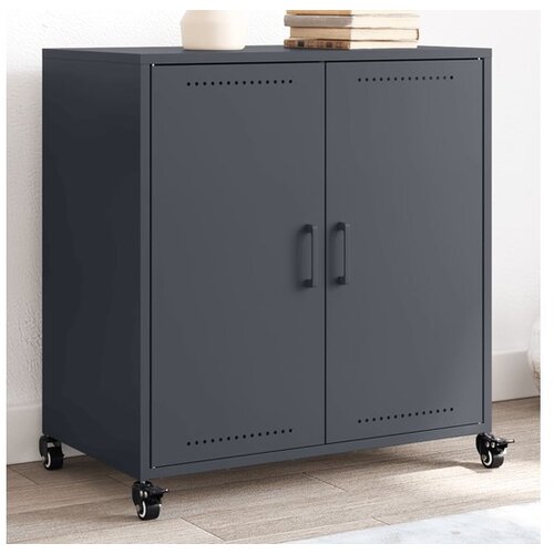 vidaXL Komoda antracit 68 5x39x72 cm od hladno valjanog čelika Cene