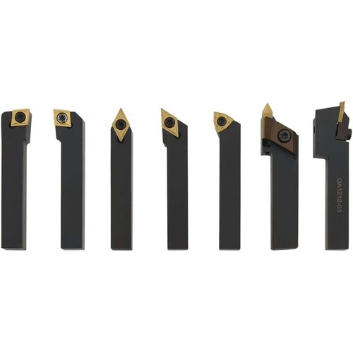 VidaXL 12-dijelni set izmjenjivih alata za tokarenje 12 x 12 mm 80 mm Slike