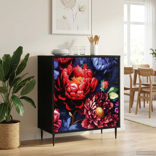  Kreveta KIEL Crni hrast 69 x 33 x 76 cm Konstruirano drvo Cijene