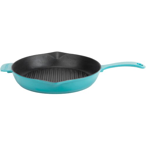 Lava okrogla grill ponev z integriranimi ročaji Slike