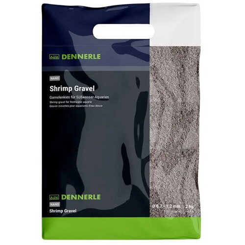 Dennerle nano gravel for shrimps,arkansas grey 2kg Cene
